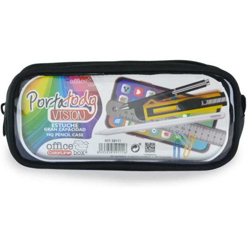 Picture of PENCIL CASE RECTANGULAR BLACK